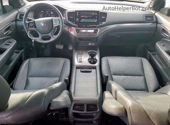5FNYF7H58MB015556 2021 HONDA PASSPORT Черный Вид панели приборов