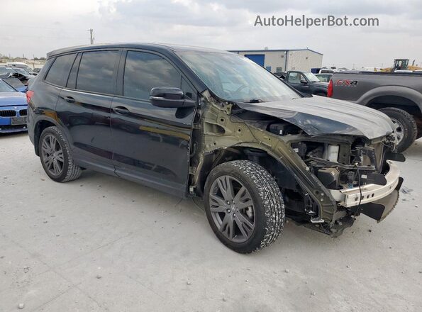 5FNYF7H58MB015556 2021 HONDA PASSPORT Черный Передняя правая четверть