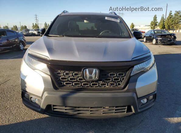 5FNYF7H98LB004347 2020 HONDA PASSPORT Silver Widok z przodu