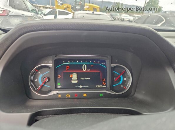 5FNYF7H98LB004347 2020 HONDA PASSPORT Silver Widok zestawu wskaźników