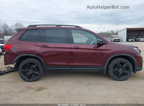 5FNYF8H07LB011684 2020 HONDA PASSPORT Burgundy Vista interior trasera