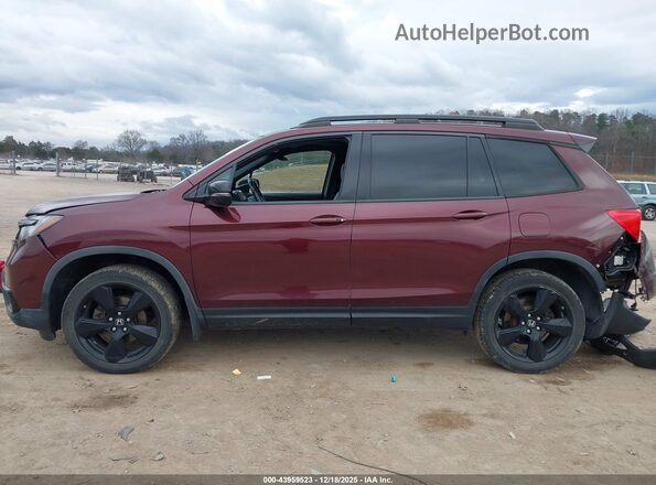 5FNYF8H07LB011684 2020 HONDA PASSPORT Burgundy Vista interior de 360 grados