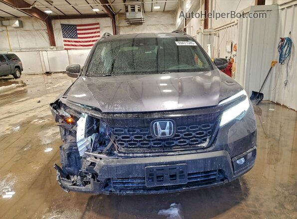 5FNYF8H09MB026690 2021 HONDA PASSPORT Gray Դիմացի տեսք