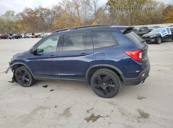 5FNYF8H0XKB026985 2019 HONDA PASSPORT Blue Հետևի ձախ