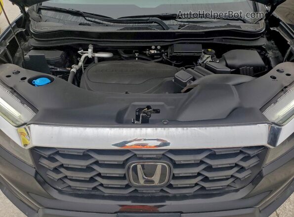 5FNYF8H53NB009333 2022 HONDA PASSPORT Black Vista de la etiqueta del VIN