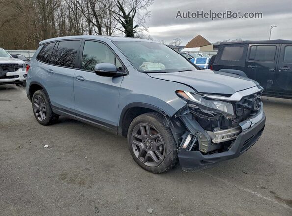 5FNYF8H53PB010923 2023 HONDA PASSPORT Синий Передняя правая четверть