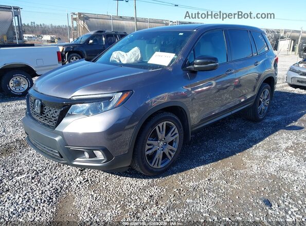 5FNYF8H56LB012529 2020 HONDA PASSPORT Gray Przód lewy