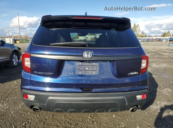 5FNYF8H57LB017934 2020 HONDA PASSPORT Blue Vista trasera
