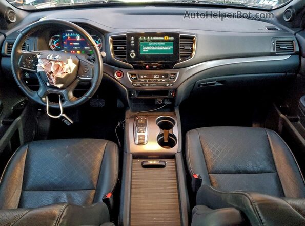 5FNYF8H59LB008121 2020 HONDA PASSPORT Gray წინა პანელის ხედი