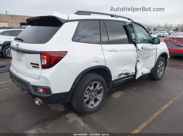5FNYF8H61PB040494 2023 HONDA PASSPORT Белый Задняя правая четверть