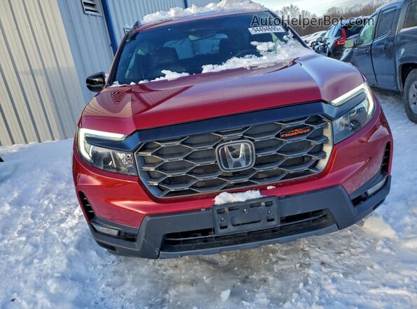 5FNYF8H64NB023573 2022 HONDA PASSPORT Red Вид спереду