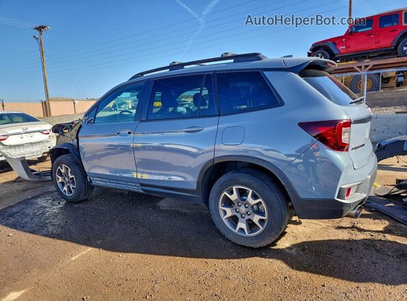 5FNYF8H64NB028692 2022 HONDA PASSPORT Синий Задняя левая четверть