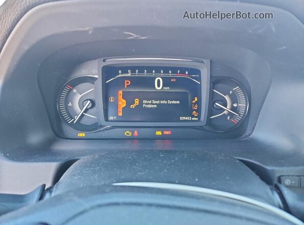 5FNYF8H64NB028692 2022 HONDA PASSPORT Синий Вид щитка приборов