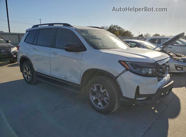 5FNYF8H65NB004689 2022 HONDA PASSPORT White Передня права чверть