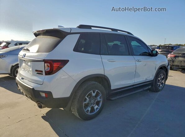 5FNYF8H65NB004689 2022 HONDA PASSPORT White Задня права чверть