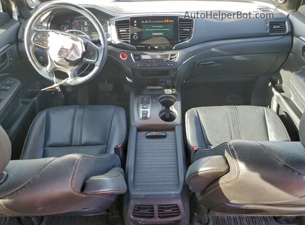5FNYF8H65NB004689 2022 HONDA PASSPORT White Вид панелі приладів