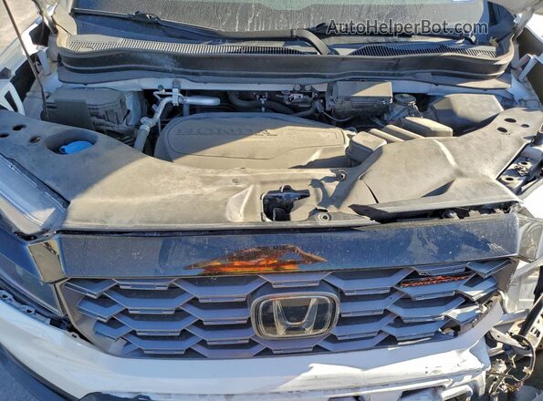 5FNYF8H65NB004689 2022 HONDA PASSPORT White Вид підкапотного простору