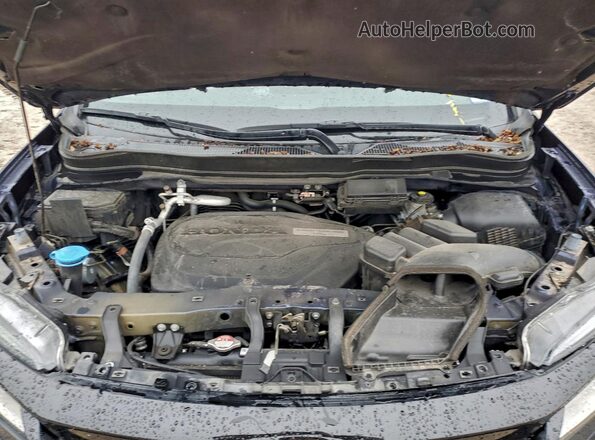 5FNYF8H94LB006733 2020 HONDA PASSPORT Blue Vista interior trasera