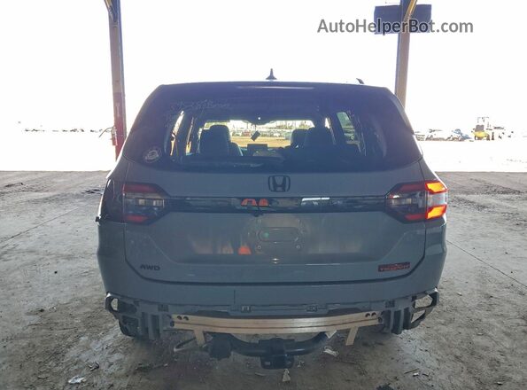 5FNYG1H65PB012489 2023 HONDA PILOT Blue Вид ззаду
