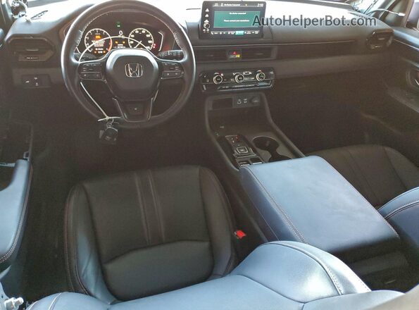 5FNYG1H65PB012489 2023 HONDA PILOT Blue Вид панелі приладів