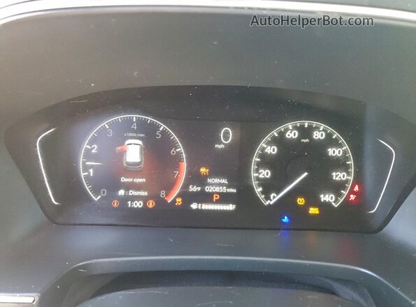 5FNYG2H41RB005997 2024 HONDA PILOT Silver Вид щитка приладів