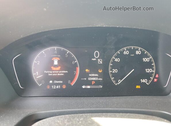 5FNYG2H45PB012268 2023 HONDA PILOT Black Widok zestawu wskaźników
