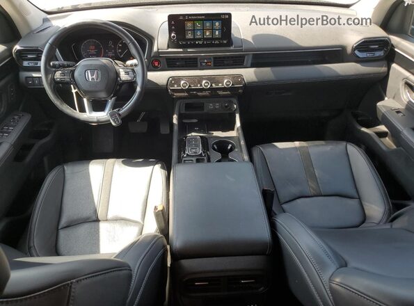 5FNYG2H45PB012268 2023 HONDA PILOT Black Widok deski rozdzielczej