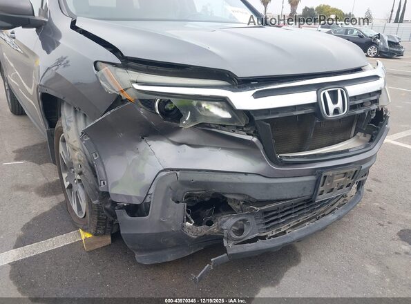 5FPYK2F62JB002153 2018 HONDA RIDGELINE Gray 