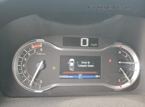 5FPYK3F11LB028417 2020 HONDA RIDGELINE Белый Вид щитка приборов