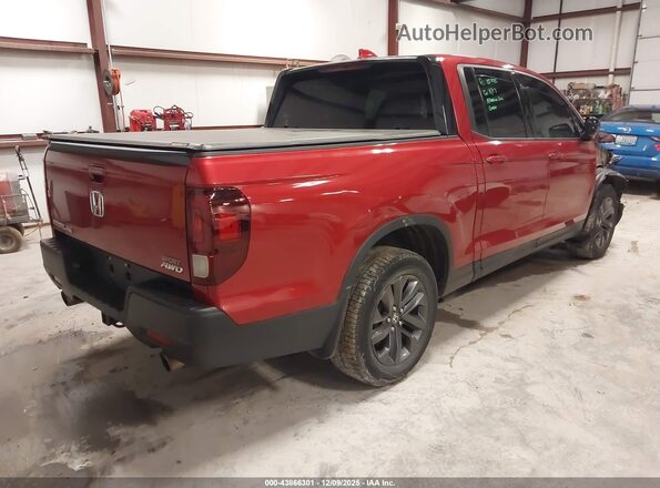 5FPYK3F12MB020988 2021 HONDA RIDGELINE Red Հետևի աջ
