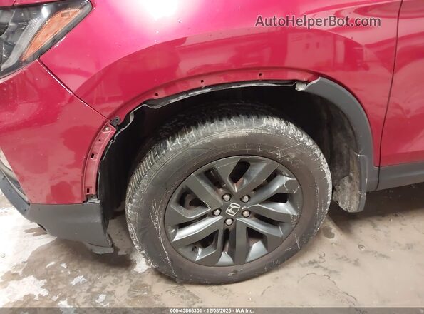 5FPYK3F12MB020988 2021 HONDA RIDGELINE Red 