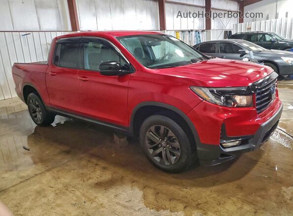 5FPYK3F12NB005585 2022 HONDA RIDGELINE Red Առջևի աջ