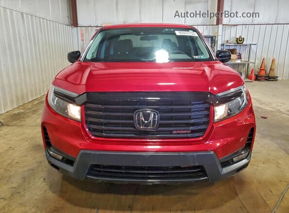 5FPYK3F12NB005585 2022 HONDA RIDGELINE Red Դիմացի տեսք