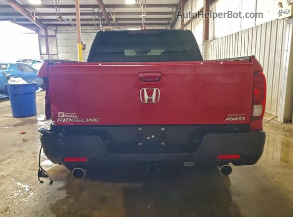 5FPYK3F12NB005585 2022 HONDA RIDGELINE Red Հետևի տեսք