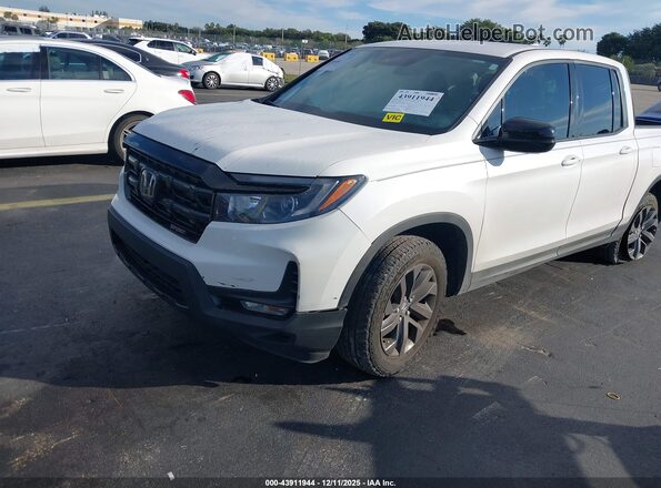 5FPYK3F12RB017239 2024 HONDA RIDGELINE White Vista tres cuartos delantera izquierda
