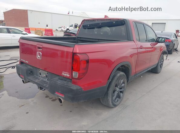5FPYK3F17MB020954 2021 HONDA RIDGELINE Red Trasero derecho