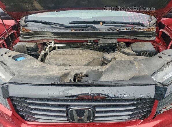 5FPYK3F19MB011219 2021 HONDA RIDGELINE Красный Вид задней части салона