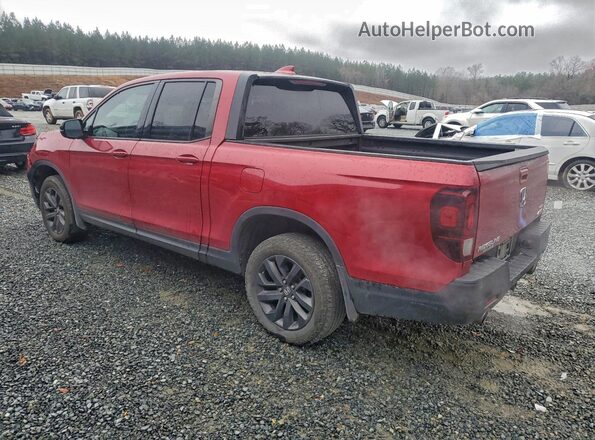 5FPYK3F19MB011219 2021 HONDA RIDGELINE Красный Задняя левая четверть