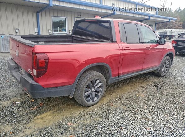 5FPYK3F19MB011219 2021 HONDA RIDGELINE Красный Задняя правая четверть