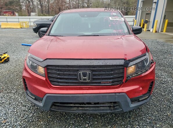 5FPYK3F19MB011219 2021 HONDA RIDGELINE Красный Вид спереди