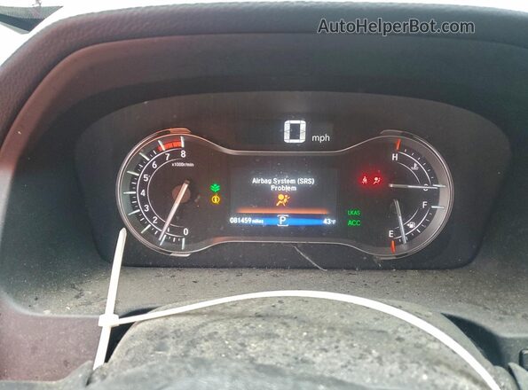 5FPYK3F19MB011219 2021 HONDA RIDGELINE Красный Вид щитка приборов