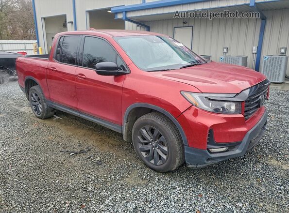 5FPYK3F19MB011219 2021 HONDA RIDGELINE Красный Передняя правая четверть