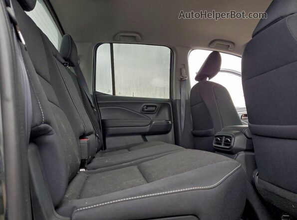 5FPYK3F22SB026215 2025 HONDA RIDGELINE Black უკანა სალონის ხედი