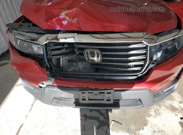 5FPYK3F51PB067128 2023 HONDA RIDGELINE Red Vista interior trasera