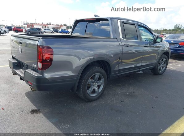 5FPYK3F52MB010688 2021 HONDA RIDGELINE Gray Задня права чверть