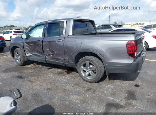 5FPYK3F52MB010688 2021 HONDA RIDGELINE Gray Задня ліва чверть