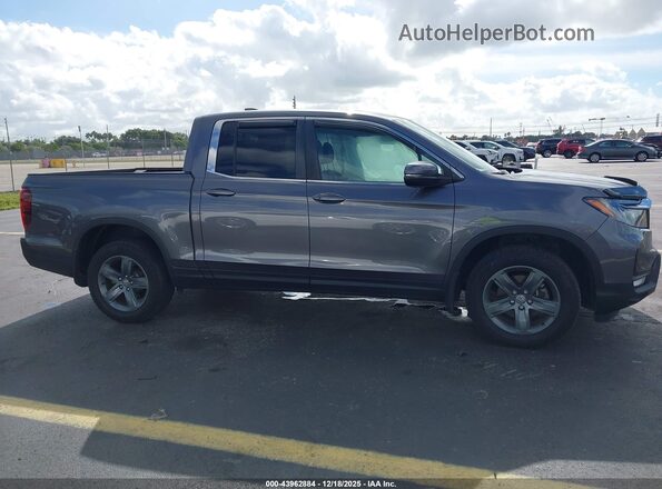 5FPYK3F52MB010688 2021 HONDA RIDGELINE Gray Вид задньої частини салону