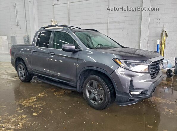 5FPYK3F53PB066868 2023 HONDA RIDGELINE Gray Передня права чверть