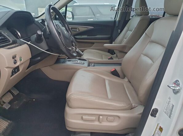 5FPYK3F54MB006867 2021 HONDA RIDGELINE White Vista interior delantera