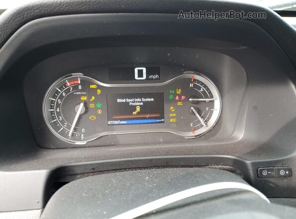 5FPYK3F58NB030624 2022 HONDA RIDGELINE Blue ხელსაწყოთა პანელის ხედი